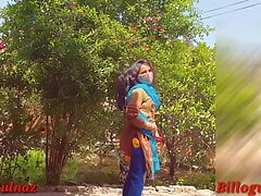 Indian teen stepsister fucked by her step brother in park, behn ki park me chudai