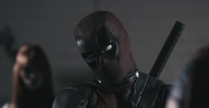 Deadpool role play when he fucks top redhead's ass in loud manners