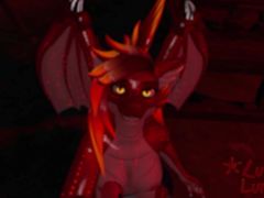 POV futa dragon teasingly strokes your cock before riding it and finishes you off with boobjob (chillout vr)
