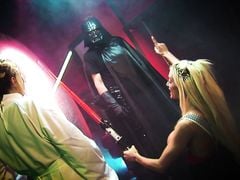 Star Whores: The Cock Strikes Bareback - Star Wars Porn Cosplay Fuck Fest Orgy