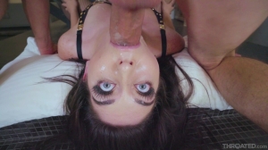 Homemade POV video or rough face fucking with stunning Keira Croft