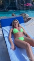 Latina blonde shares impeccable stepdad POV blowjob