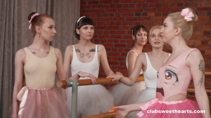 Sexy Ballerinas drop their uniforms for amazing orgy - Alexis Wilson