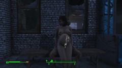 Ghoul got pregnant. Half-zombie gently fuck a woman from behind | Fallout 4 sex