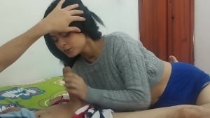 Venezuelan teen fucked into orgasm in Latina Home Video